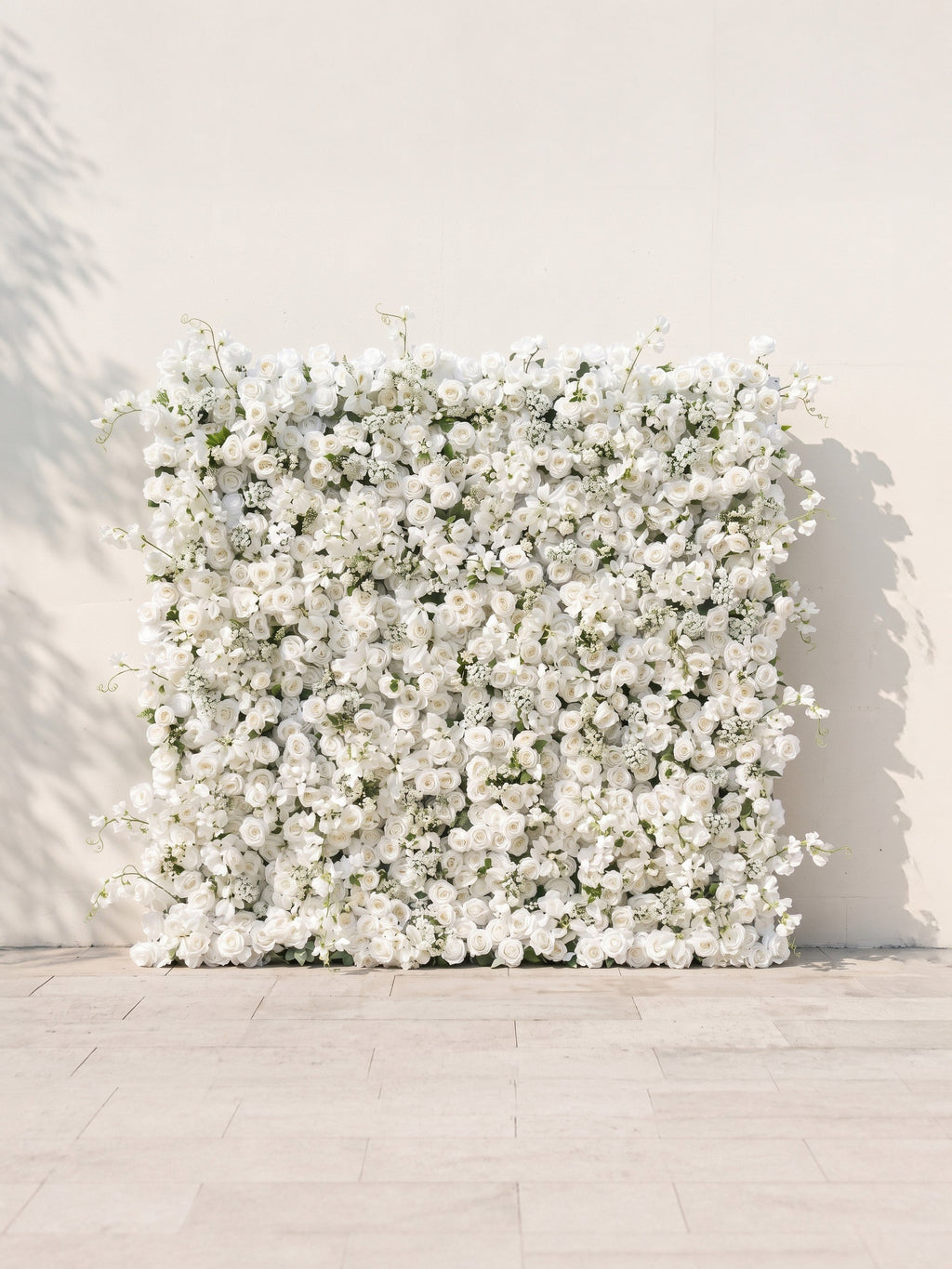 Melirae | 5D Event-Ready Artificial Floral Wall Backdrop, Roll-Up Fabric | Shipping Included