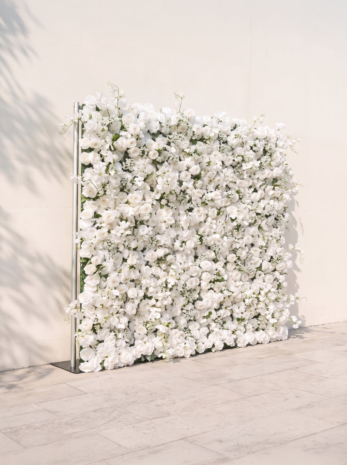 Melirae | 5D Event-Ready Artificial Floral Wall Backdrop, Roll-Up Fabric | Shipping Included