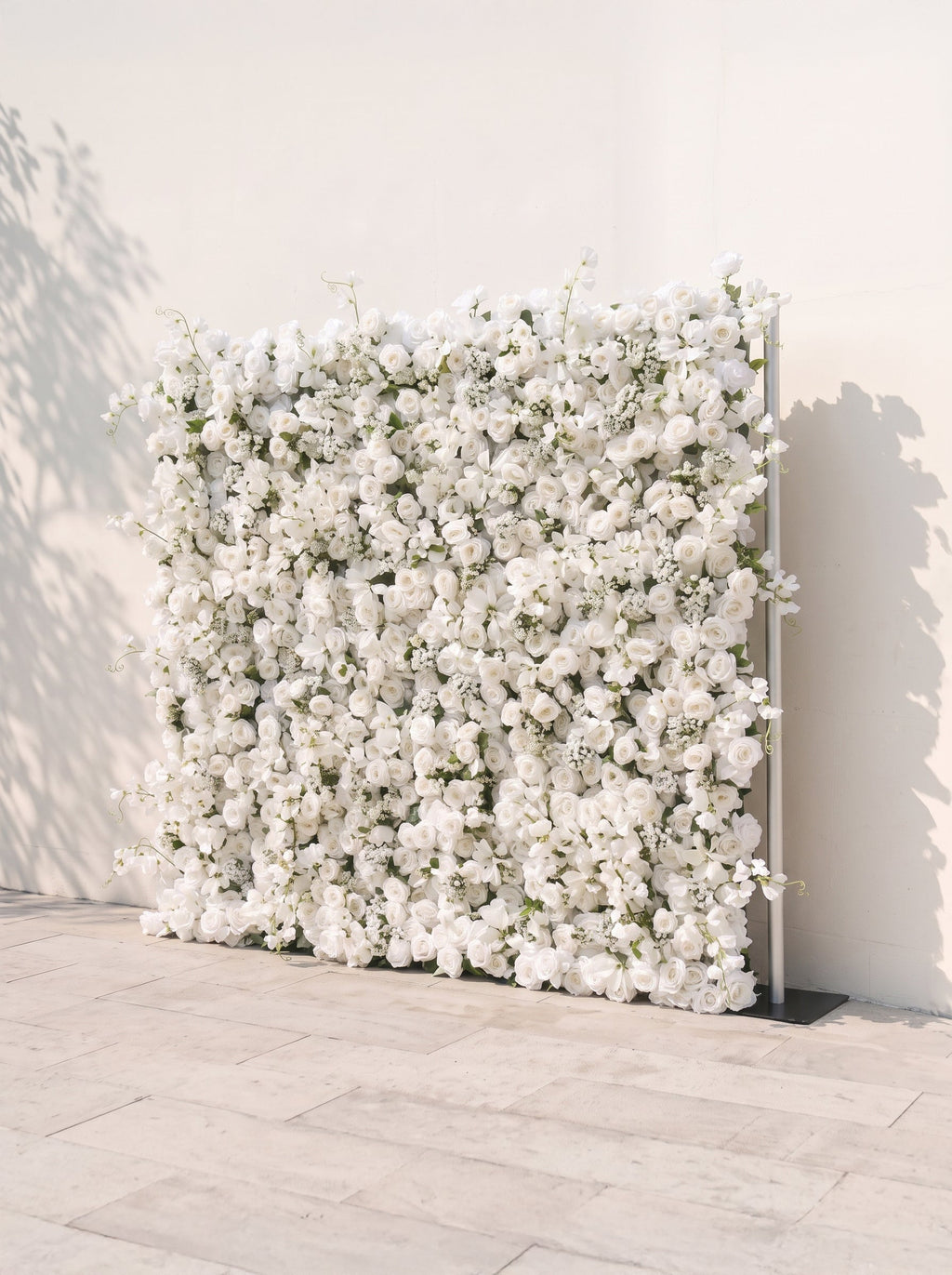Melirae | 5D Event-Ready Artificial Floral Wall Backdrop, Roll-Up Fabric | Shipping Included