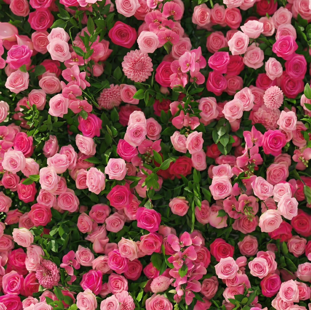 Melorae | Luxury 5D Hot Pink & Blush Silk Event-Ready Floral Wall Backdrop for Vibrant Romantic Weddings | Shipping Included