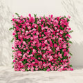 Melorae | Luxury 5D Hot Pink & Blush Silk Event-Ready Floral Wall Backdrop for Vibrant Romantic Weddings | Shipping Included