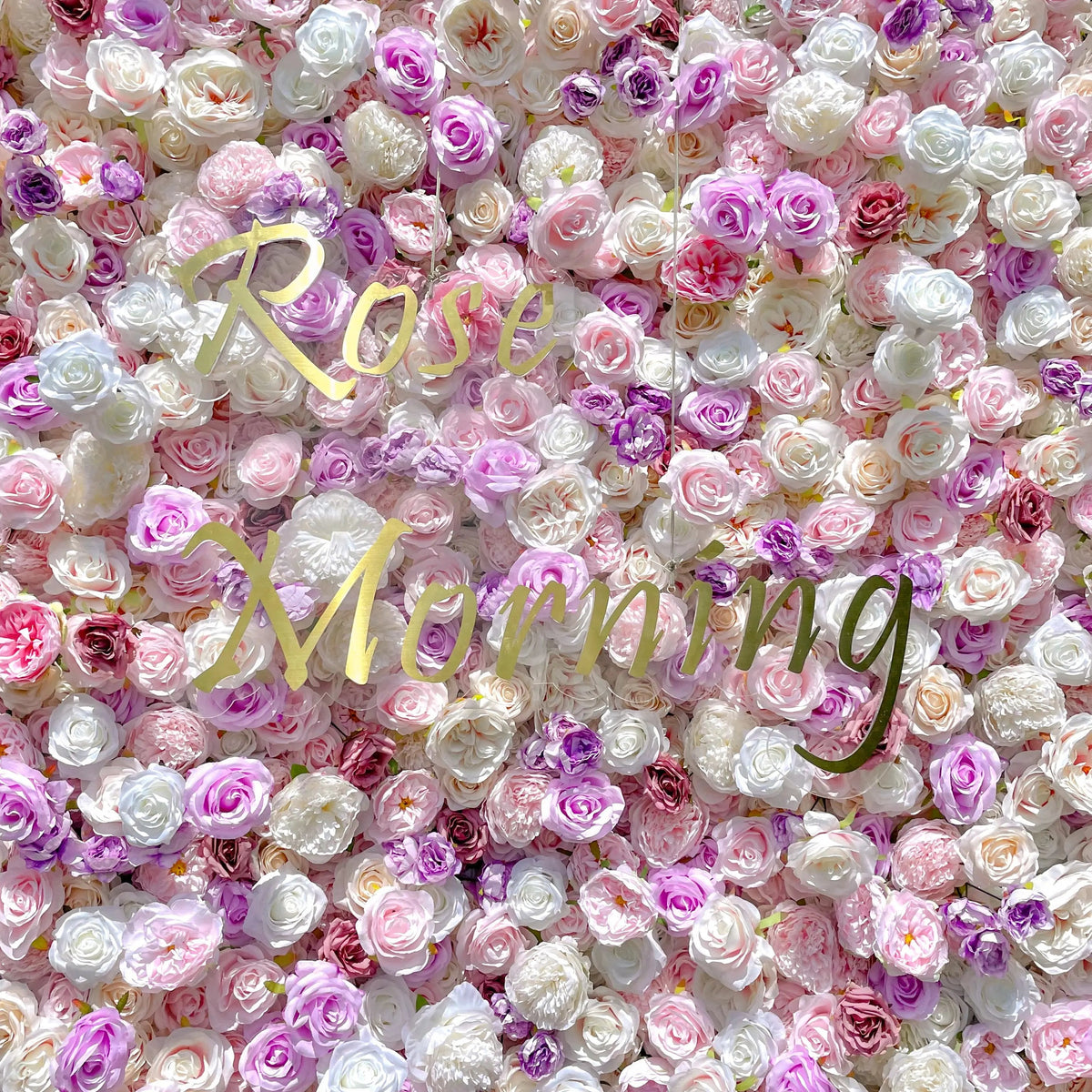 Memory | 5D Event-Ready Artificial Floral Wall Backdrop, Roll-Up Fabric | Shipping Included