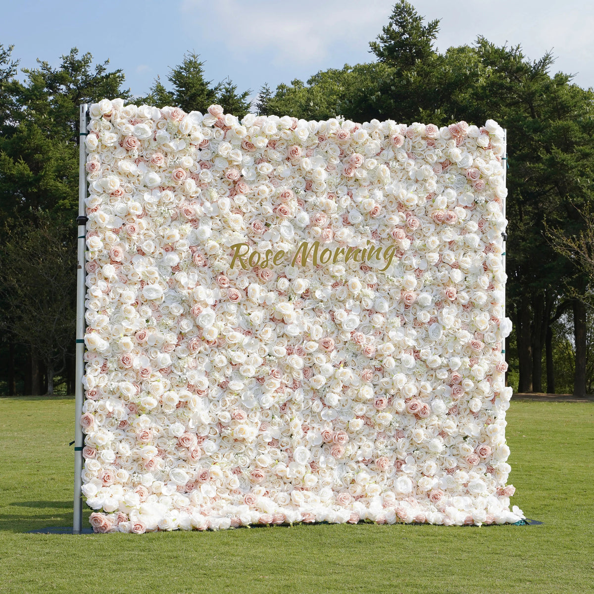 Mischa | 5D Event-Ready Artificial Floral Wall Backdrop, Roll-Up Fabric | Shipping Included