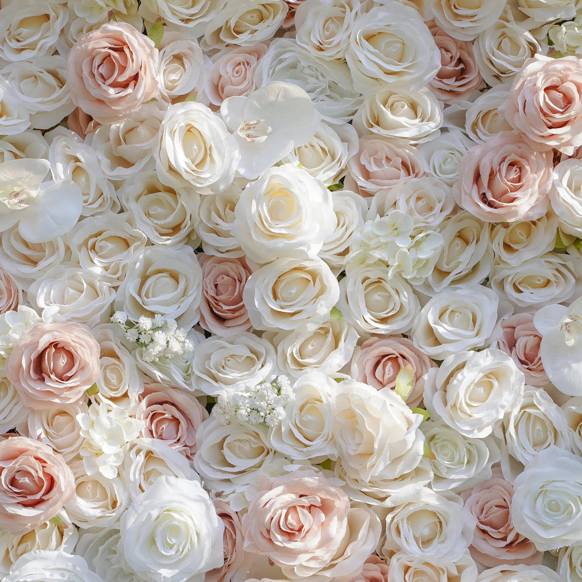 Mischa | 5D Event-Ready Artificial Floral Wall Backdrop, Roll-Up Fabric | Shipping Included