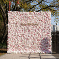 Miss Bella | 3D Event-Ready Artificial Floral Wall Backdrop, Roll-Up Fabric | Shipping Included