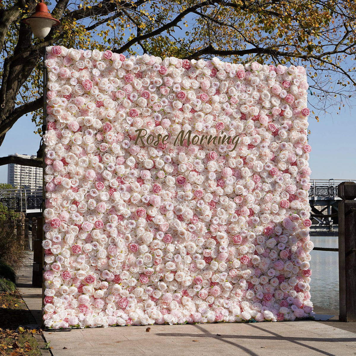 Miss Bella | 3D Event-Ready Artificial Floral Wall Backdrop, Roll-Up Fabric | Shipping Included