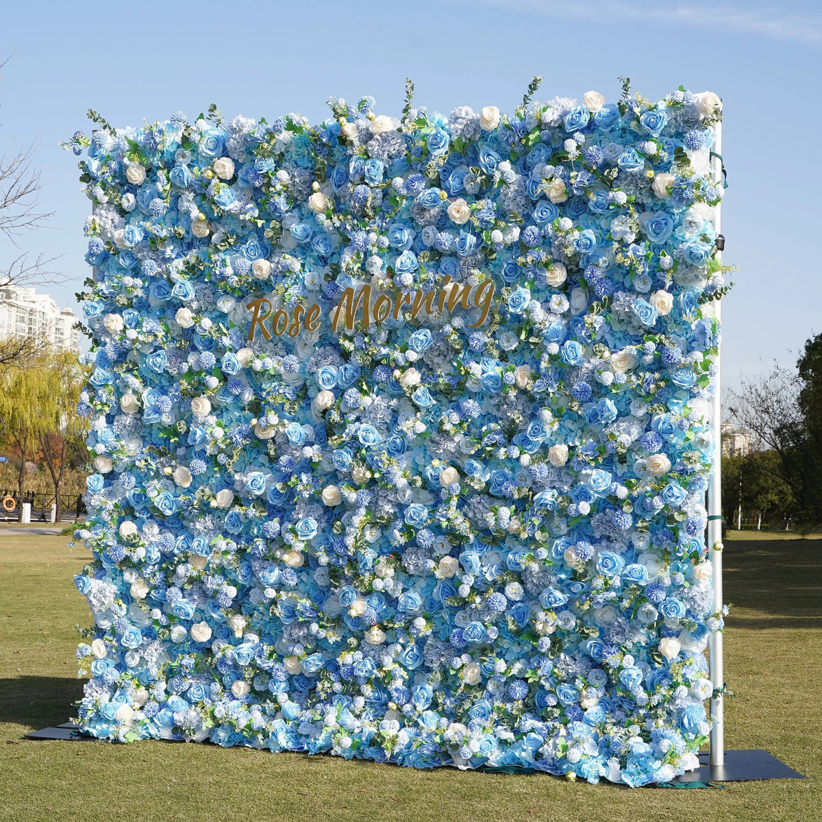 Molly | 5D Event-Ready Artificial Floral Wall Backdrop, Roll-Up Fabric (Ready to ship) | Shipping Included