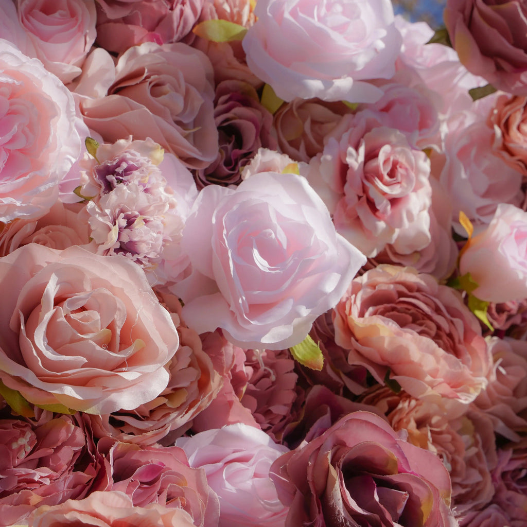 Monet | 5D Event-Ready Artificial Floral Wall Backdrop, Roll-Up Fabric | Shipping Included