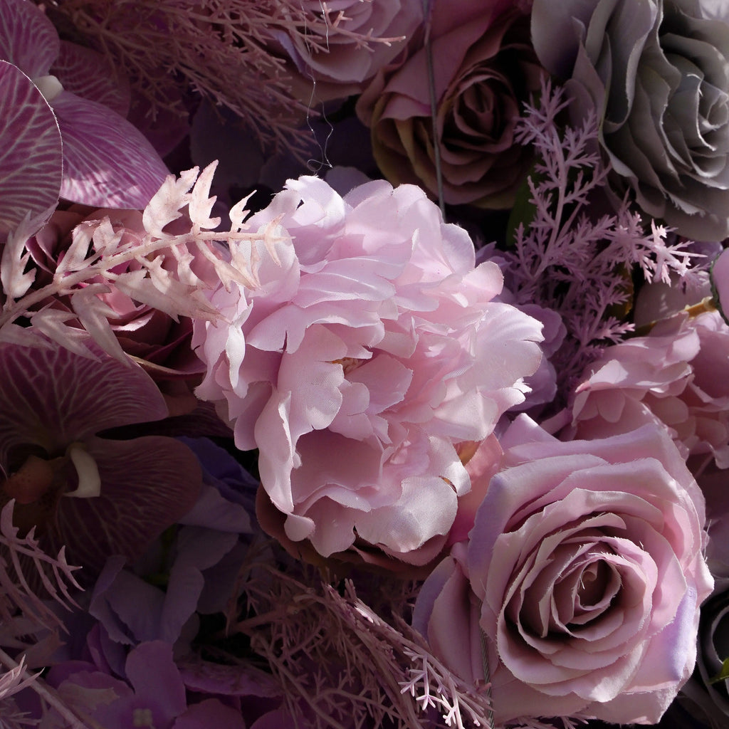 Monica | 5D Event-Ready Artificial Floral Wall Backdrop, Roll-Up Fabric | Shipping Included
