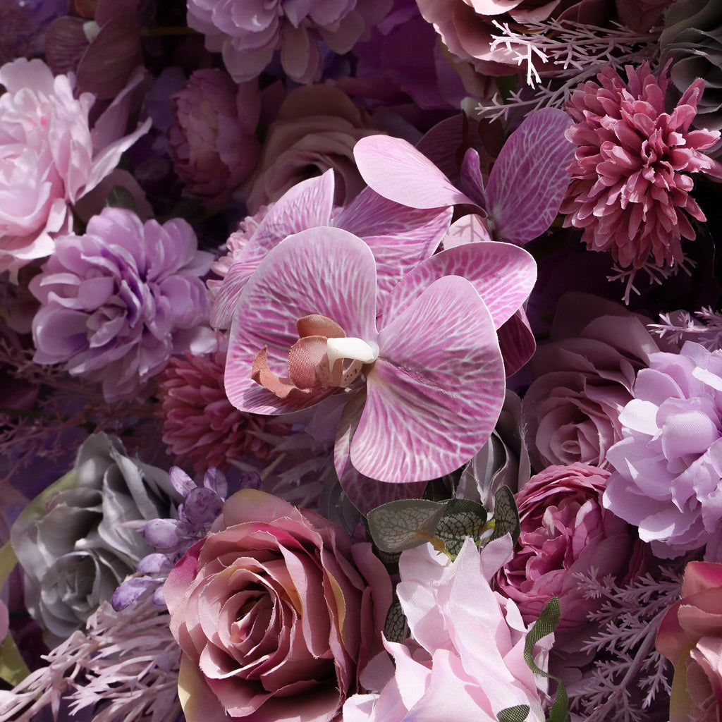 Monica | 5D Event-Ready Artificial Floral Wall Backdrop, Roll-Up Fabric | Shipping Included