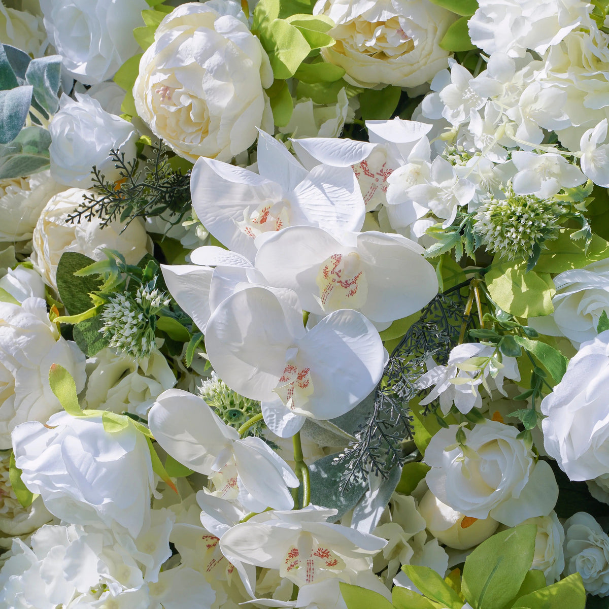 Morning | 5D Event-Ready Artificial Floral Wall Backdrop, Roll-Up Fabric | Shipping Included