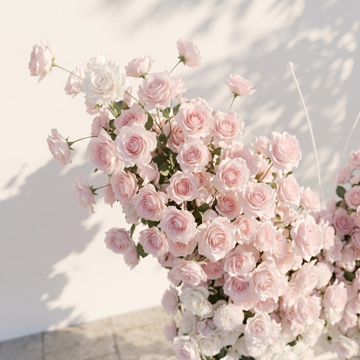 Morviane | Exquisite Pink Butterfly-Shaped Flower Wall for Luxury Events & Parties Backdrop | Shipping Included