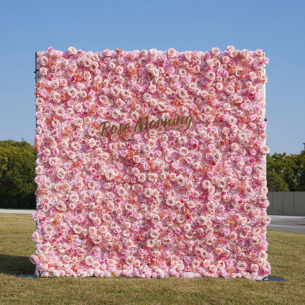 Nana | 5D Event-Ready Artificial Floral Wall Backdrop, Roll-Up Fabric | Shipping Included