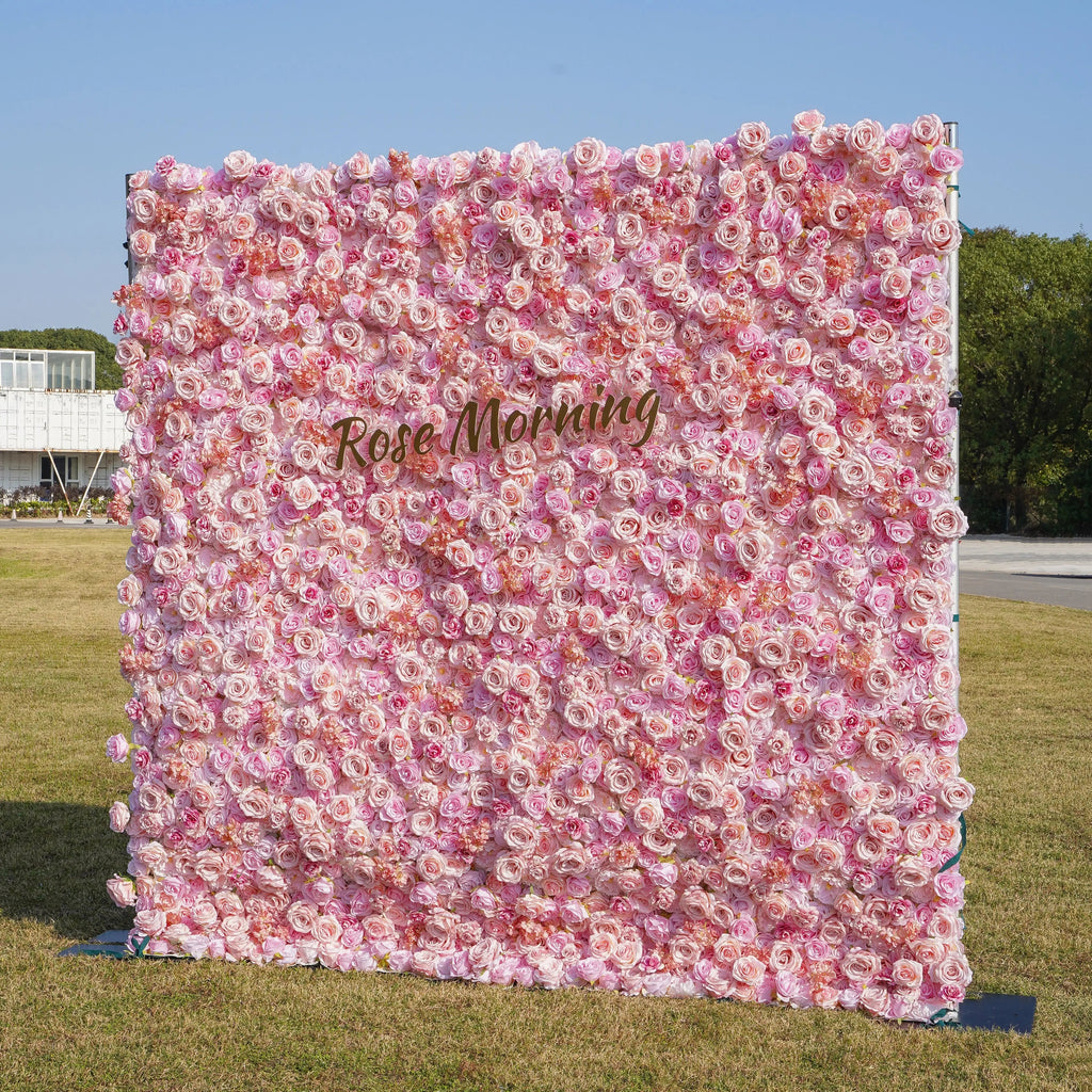 Nana | 5D Event-Ready Artificial Floral Wall Backdrop, Roll-Up Fabric | Shipping Included