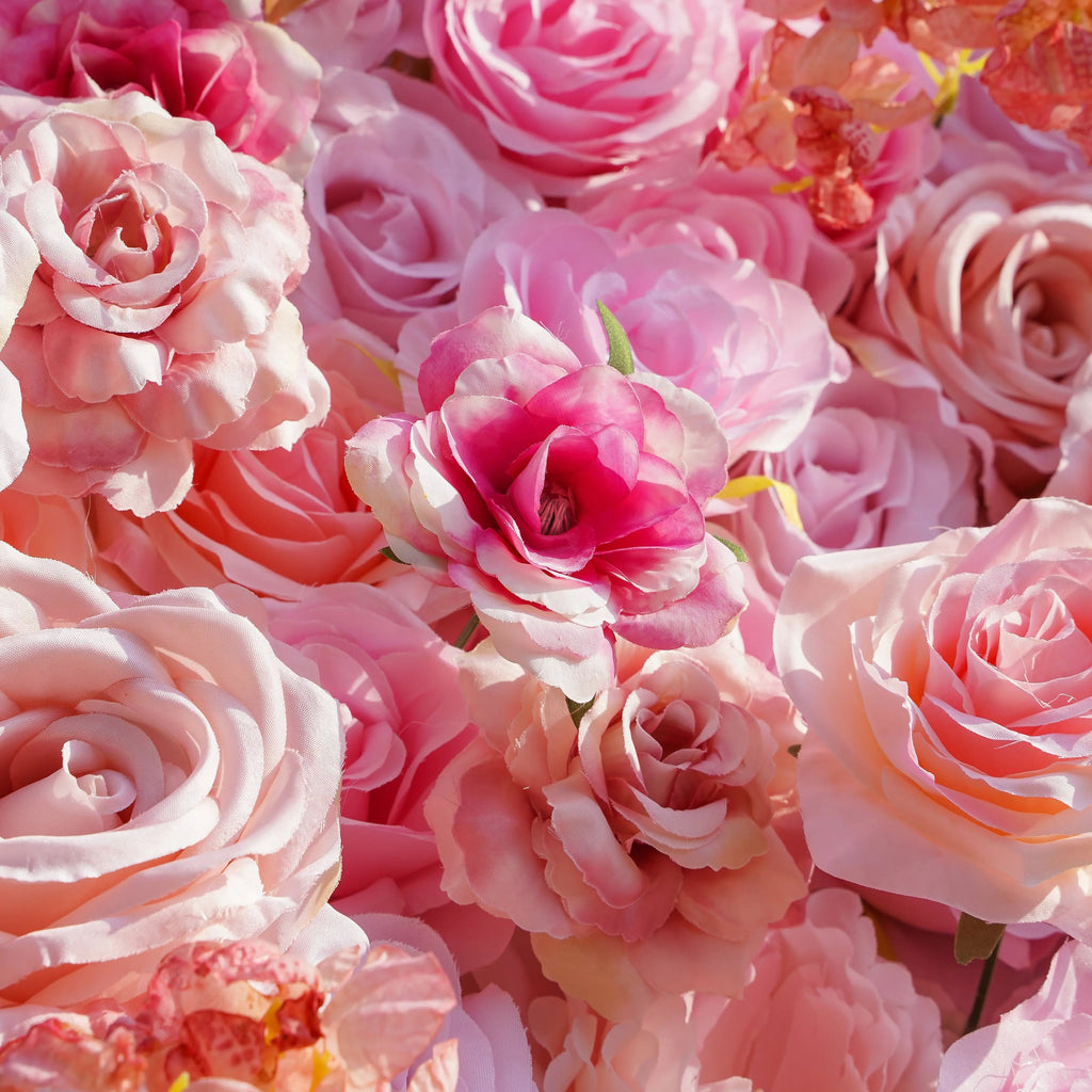 Nana | 5D Event-Ready Artificial Floral Wall Backdrop, Roll-Up Fabric | Shipping Included
