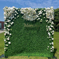 Nat | 4D Event-Ready Artificial Floral Wall Backdrop, Roll-Up Fabric | Shipping Included