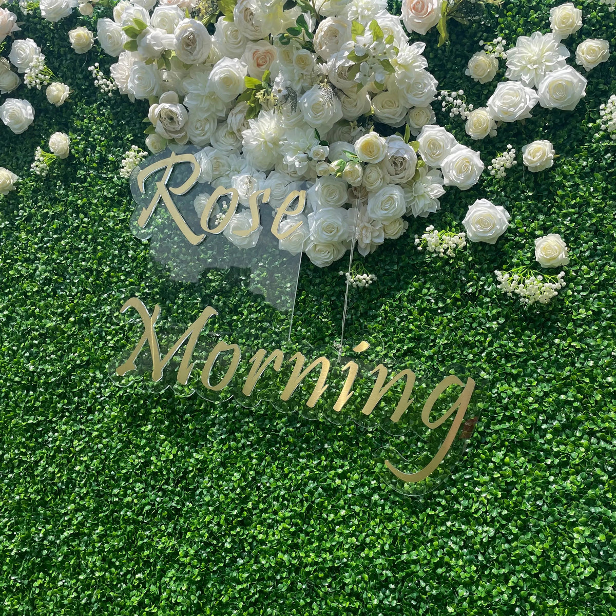 Nat | 4D Event-Ready Artificial Floral Wall Backdrop, Roll-Up Fabric | Shipping Included