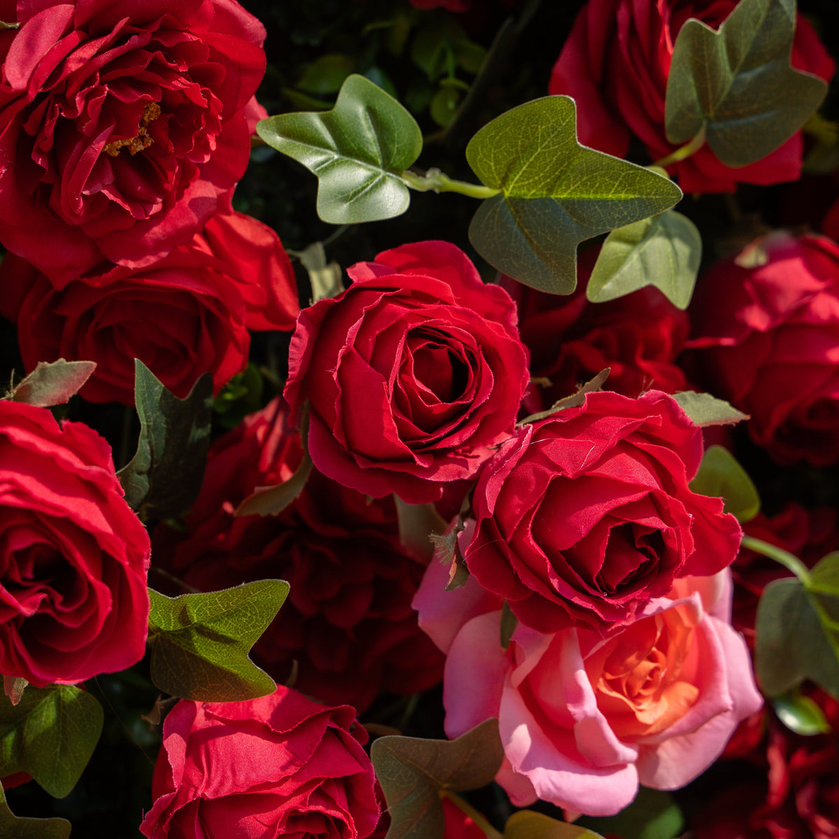 Noelle | 3D Event-Ready Artificial Floral Wall Backdrop, Roll-Up Fabric | Shipping Included