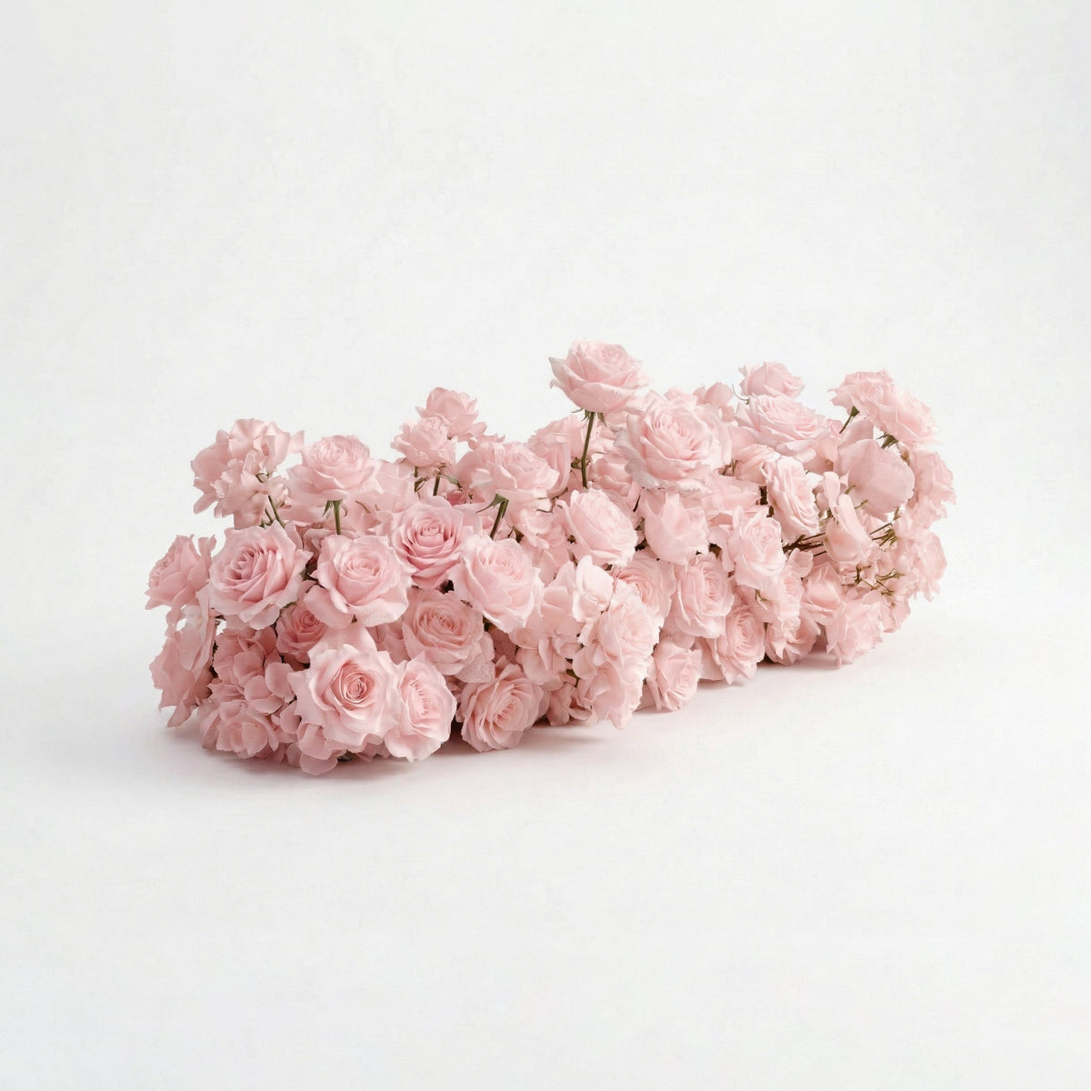Orelune | 3D Ethereal Blush Pink Heart-Shaped Event-Ready Artificial Floral Backdrop for Romantic Wedding & Proposal | Shipping Included