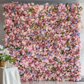 Parton | 5D Garden Series New Event-Ready Artificial Floral Wall Backdrop, Roll-Up Fabric | Shipping Included