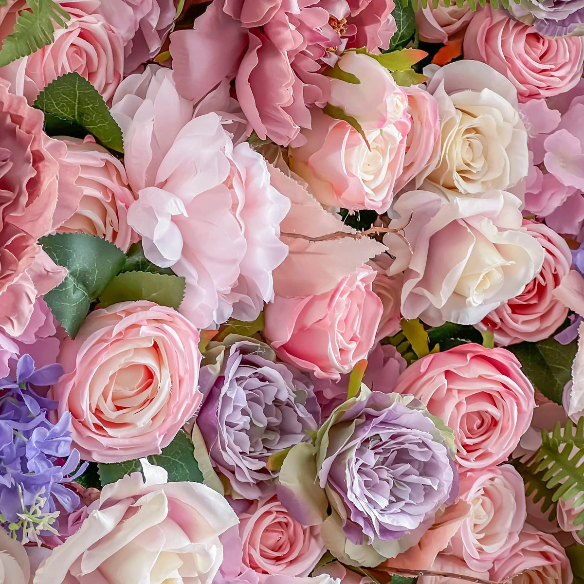 Parton | 5D Garden Series New Event-Ready Artificial Floral Wall Backdrop, Roll-Up Fabric | Shipping Included