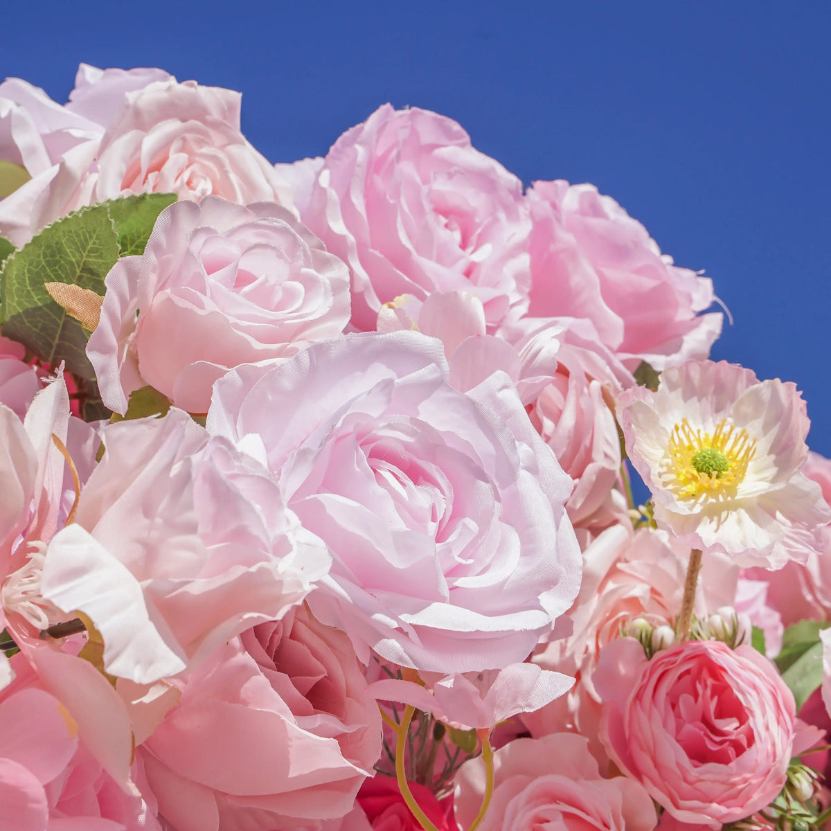Pelin | 5D Fabric Artificial Flower Wall Rolling Up Curtain Flower Wall | Shipping Included