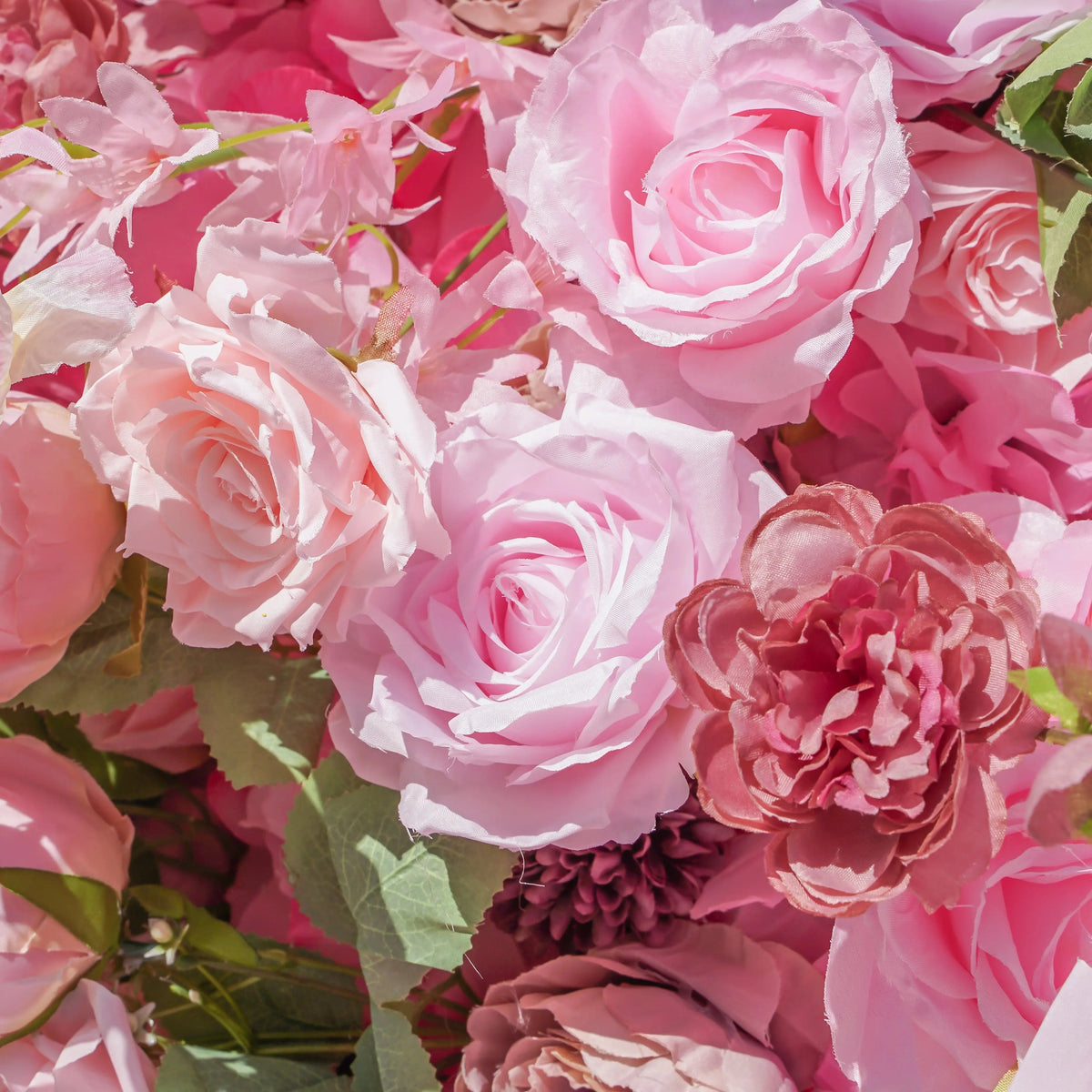 Pelin | 5D Fabric Artificial Flower Wall Rolling Up Curtain Flower Wall | Shipping Included