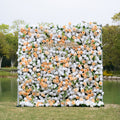 Penelope | 3D Event-Ready Artificial Floral Wall Backdrop, Roll-Up Fabric | Shipping Included