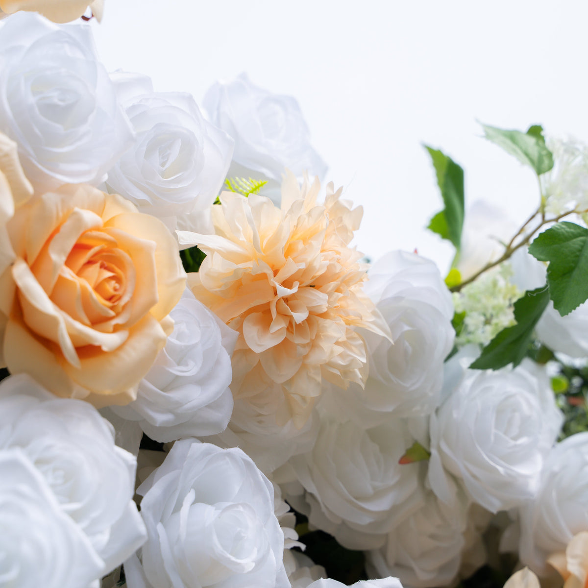 Penelope | 3D Event-Ready Artificial Floral Wall Backdrop, Roll-Up Fabric | Shipping Included