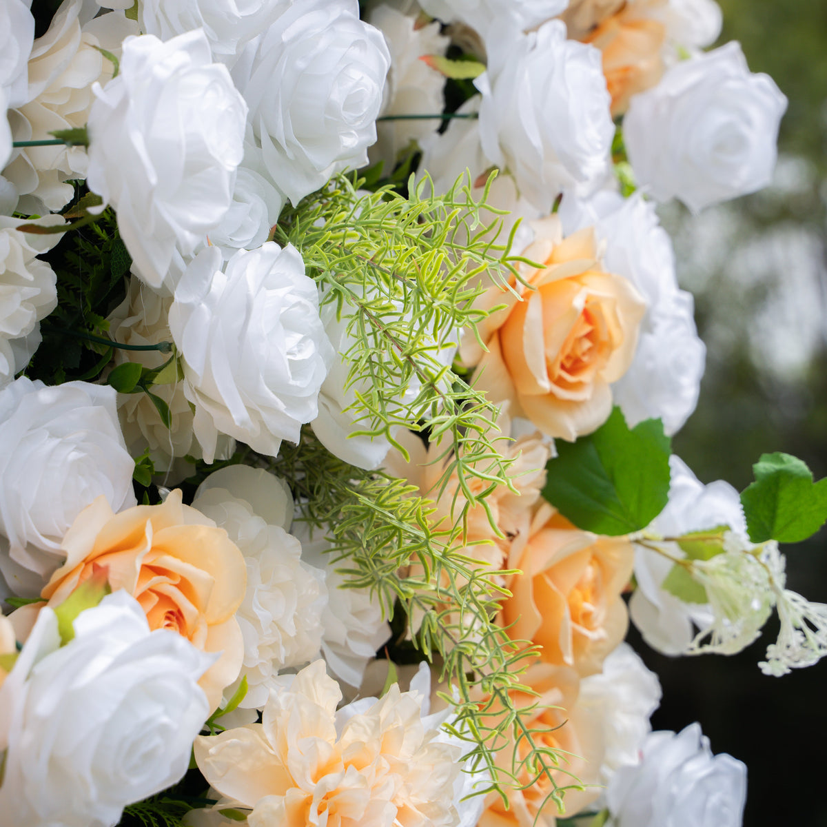 Penelope | 3D Event-Ready Artificial Floral Wall Backdrop, Roll-Up Fabric | Shipping Included