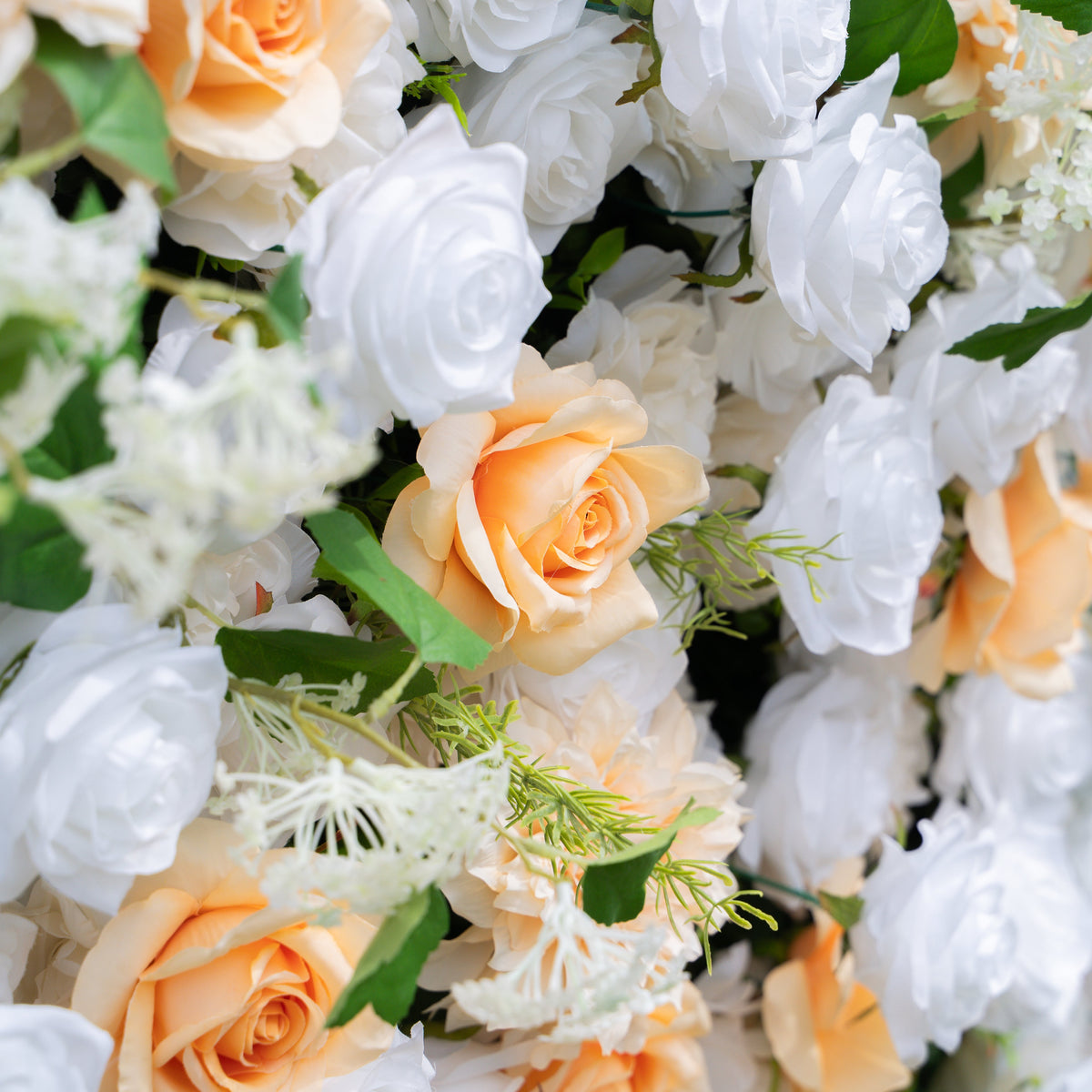 Penelope | 3D Event-Ready Artificial Floral Wall Backdrop, Roll-Up Fabric | Shipping Included