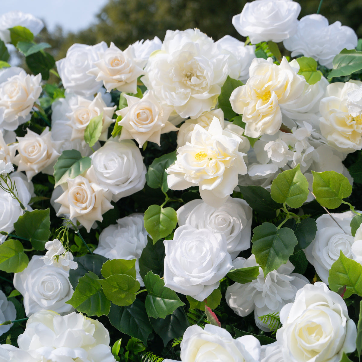 Piper | 3D Event-Ready Artificial Floral Wall Backdrop, Roll-Up Fabric | Shipping Included