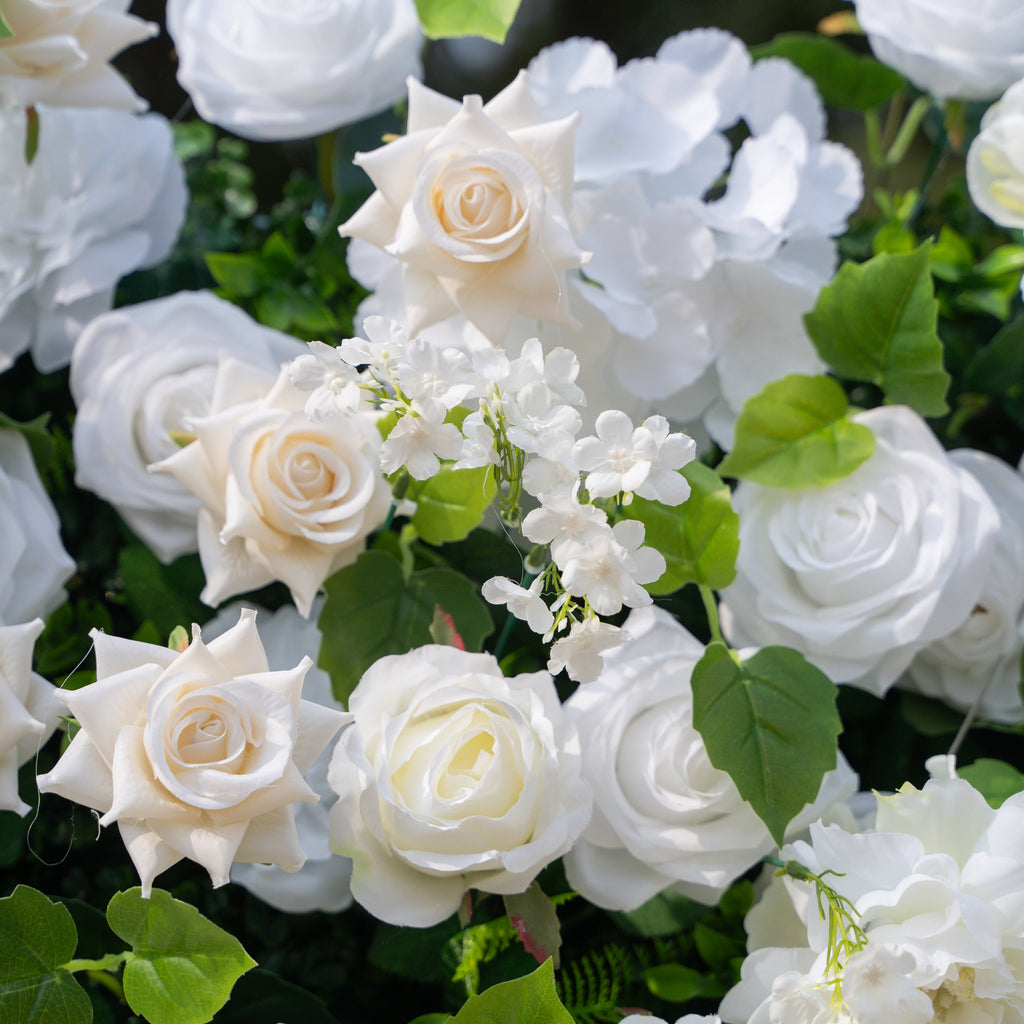 Piper | 3D Event-Ready Artificial Floral Wall Backdrop, Roll-Up Fabric | Shipping Included