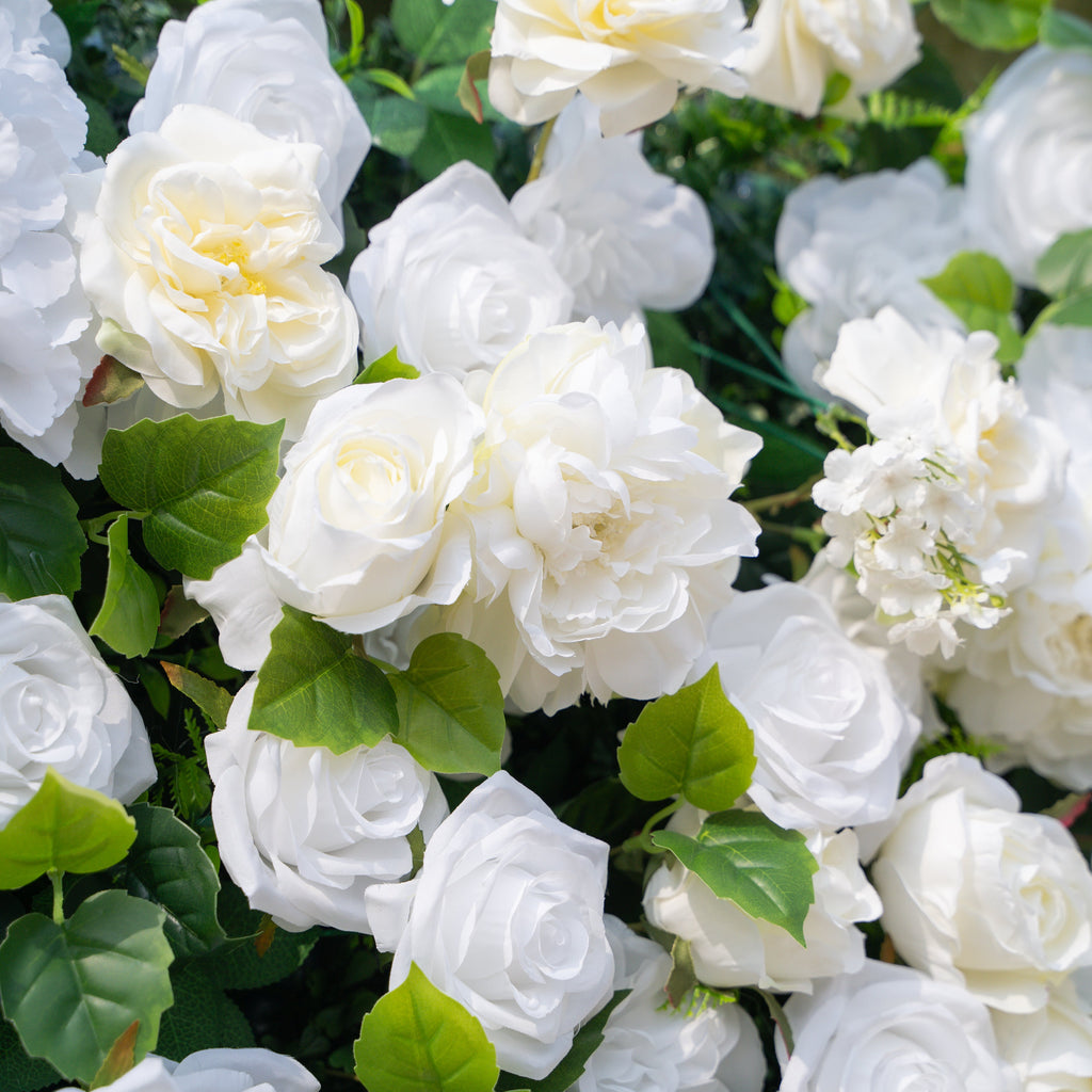 Piper | 3D Event-Ready Artificial Floral Wall Backdrop, Roll-Up Fabric | Shipping Included