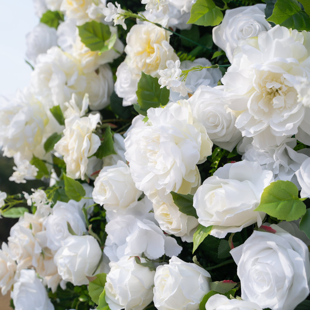 Piper | 3D Event-Ready Artificial Floral Wall Backdrop, Roll-Up Fabric | Shipping Included