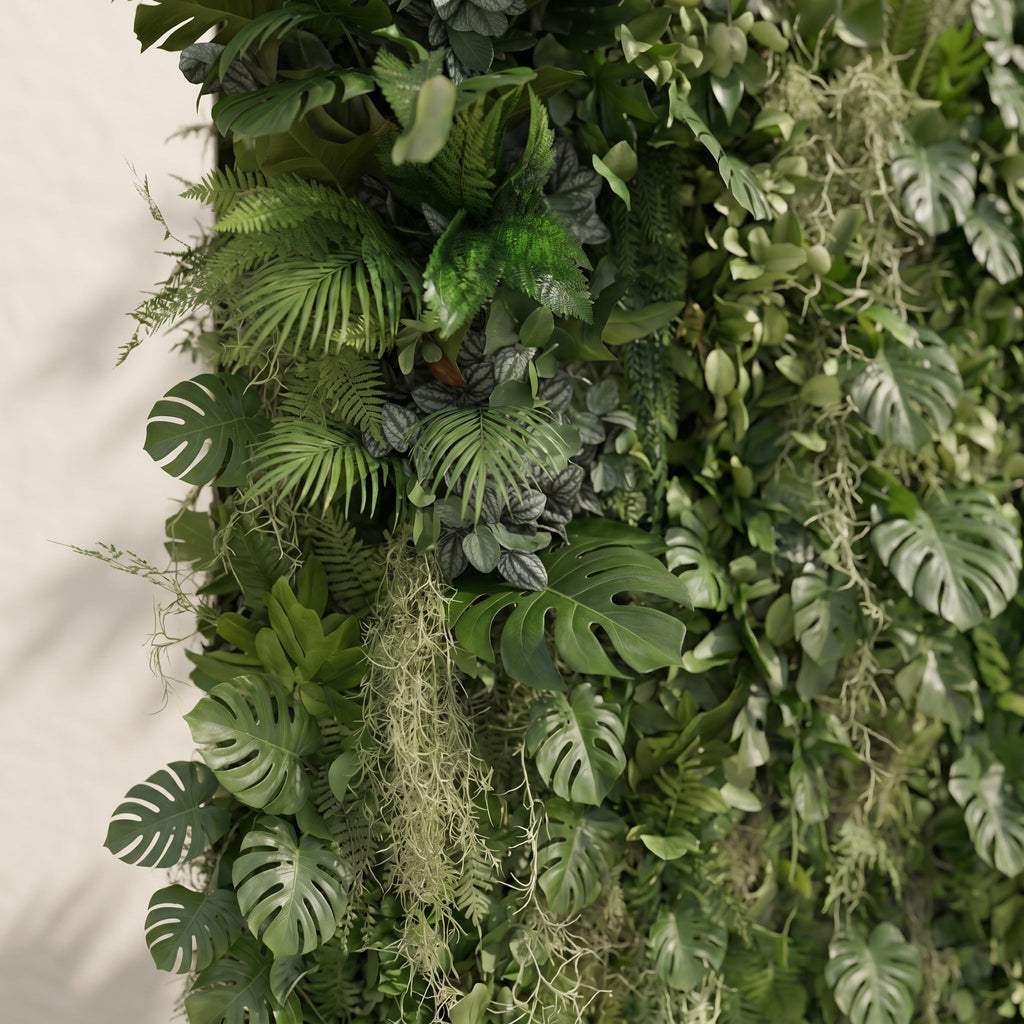Raelira | Luxury 5D Green Silk Event-Ready Floral Wall Backdrop for Elegant Minimalist Weddings | Shipping Included