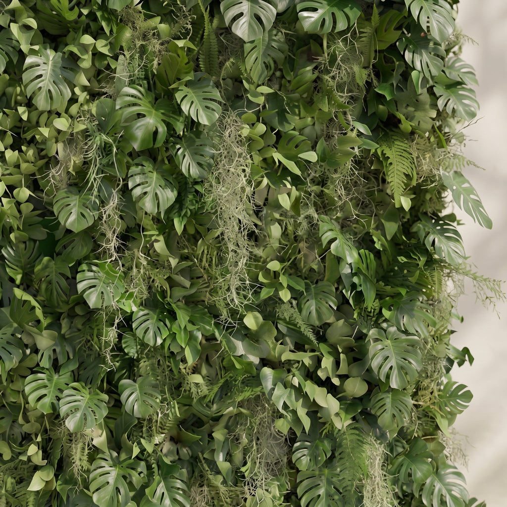 Raelira | Luxury 5D Green Silk Event-Ready Floral Wall Backdrop for Elegant Minimalist Weddings | Shipping Included