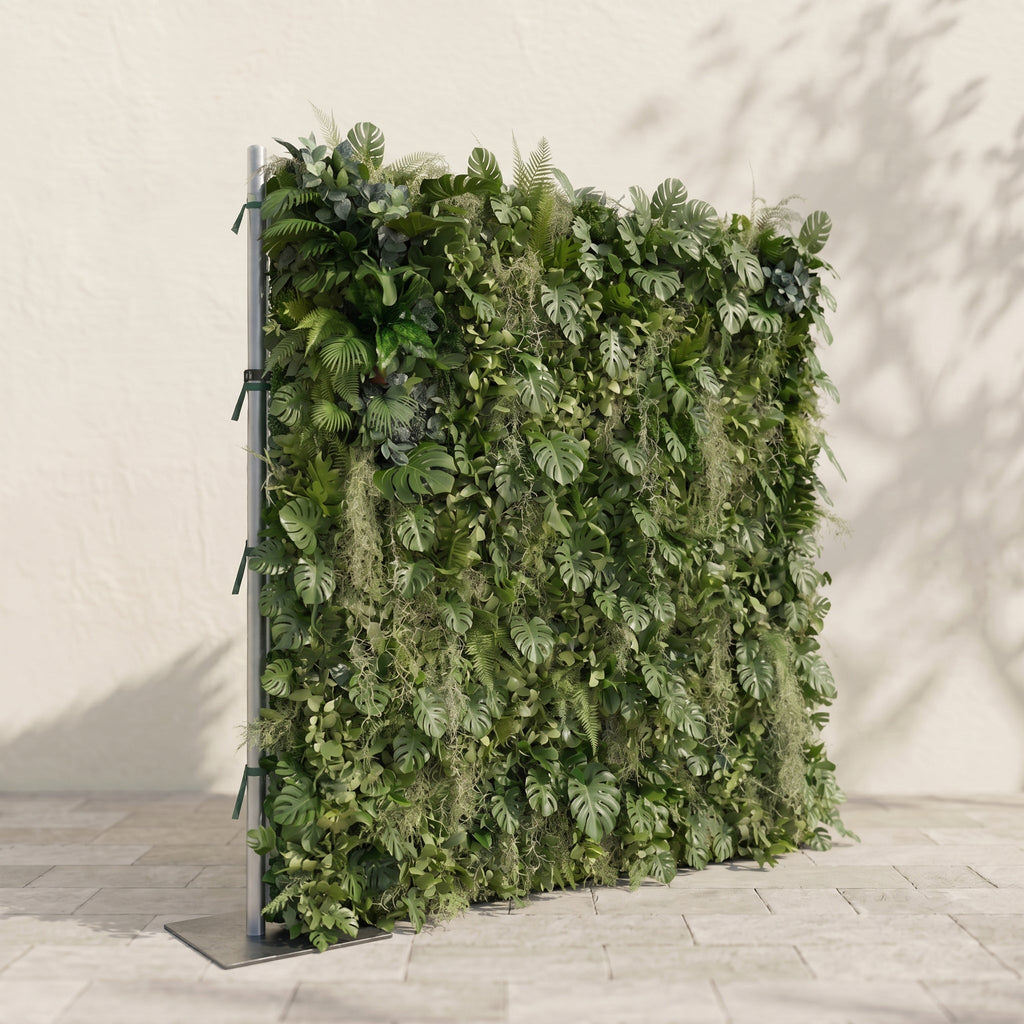 Raelira | Luxury 5D Green Silk Event-Ready Floral Wall Backdrop for Elegant Minimalist Weddings | Shipping Included