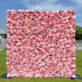 Rina | 4D Event-Ready Artificial Floral Wall Backdrop, Roll-Up Fabric | Shipping Included
