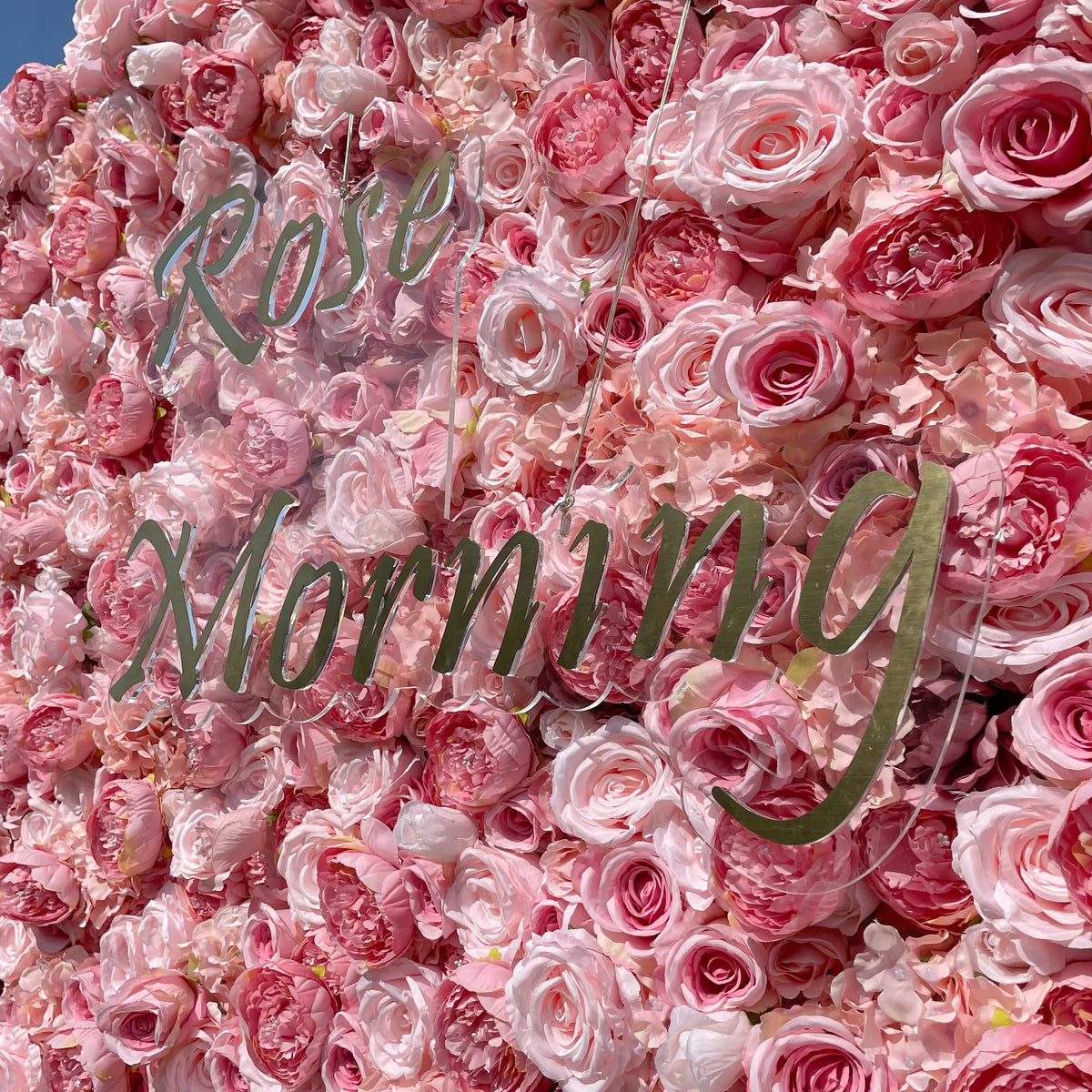 Rina | 4D Event-Ready Artificial Floral Wall Backdrop, Roll-Up Fabric | Shipping Included