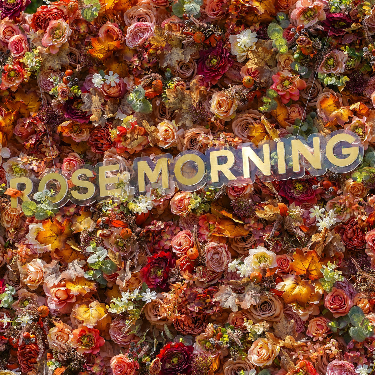 Ronny | 5D Event-Ready Artificial Floral Wall Backdrop, Roll-Up Fabric | Shipping Included