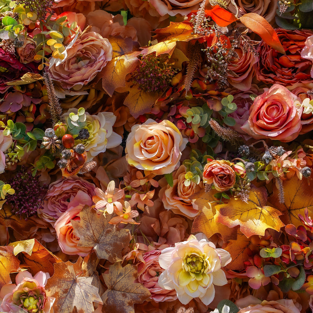 Ronny | 5D Event-Ready Artificial Floral Wall Backdrop, Roll-Up Fabric | Shipping Included