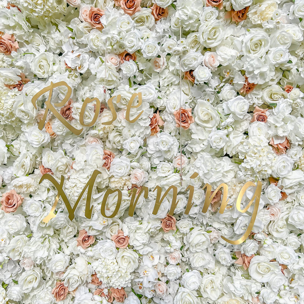 Sabrina | 5D Garden Series New Event-Ready Artificial Floral Wall Backdrop, Roll-Up Fabric | Shipping Included