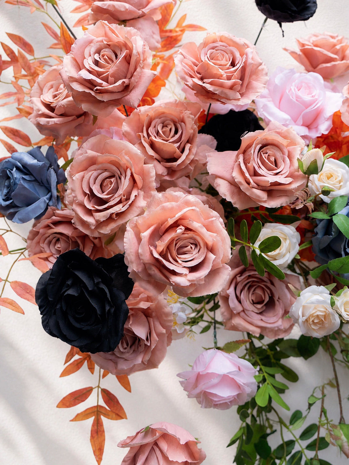 Sienna 2026 New Design Warm Orange & Blue Hanging Floral Arrangement | Shipping Included