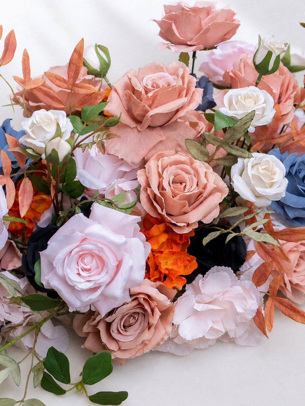 Sienna 2026 New Design Warm Orange & Blue Hanging Floral Arrangement | Shipping Included