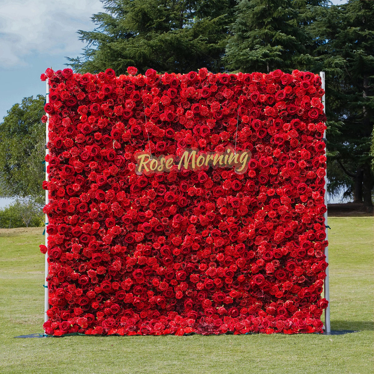 Stacie | 5D Garden Series New Event-Ready Artificial Floral Wall Backdrop, Roll-Up Fabric | Shipping Included