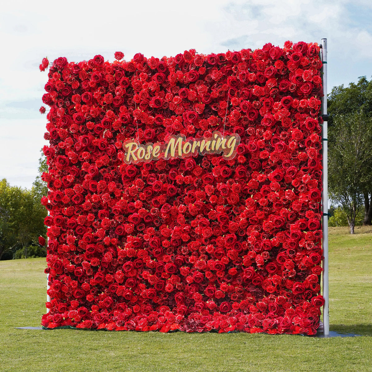 Stacie | 5D Garden Series New Event-Ready Artificial Floral Wall Backdrop, Roll-Up Fabric | Shipping Included