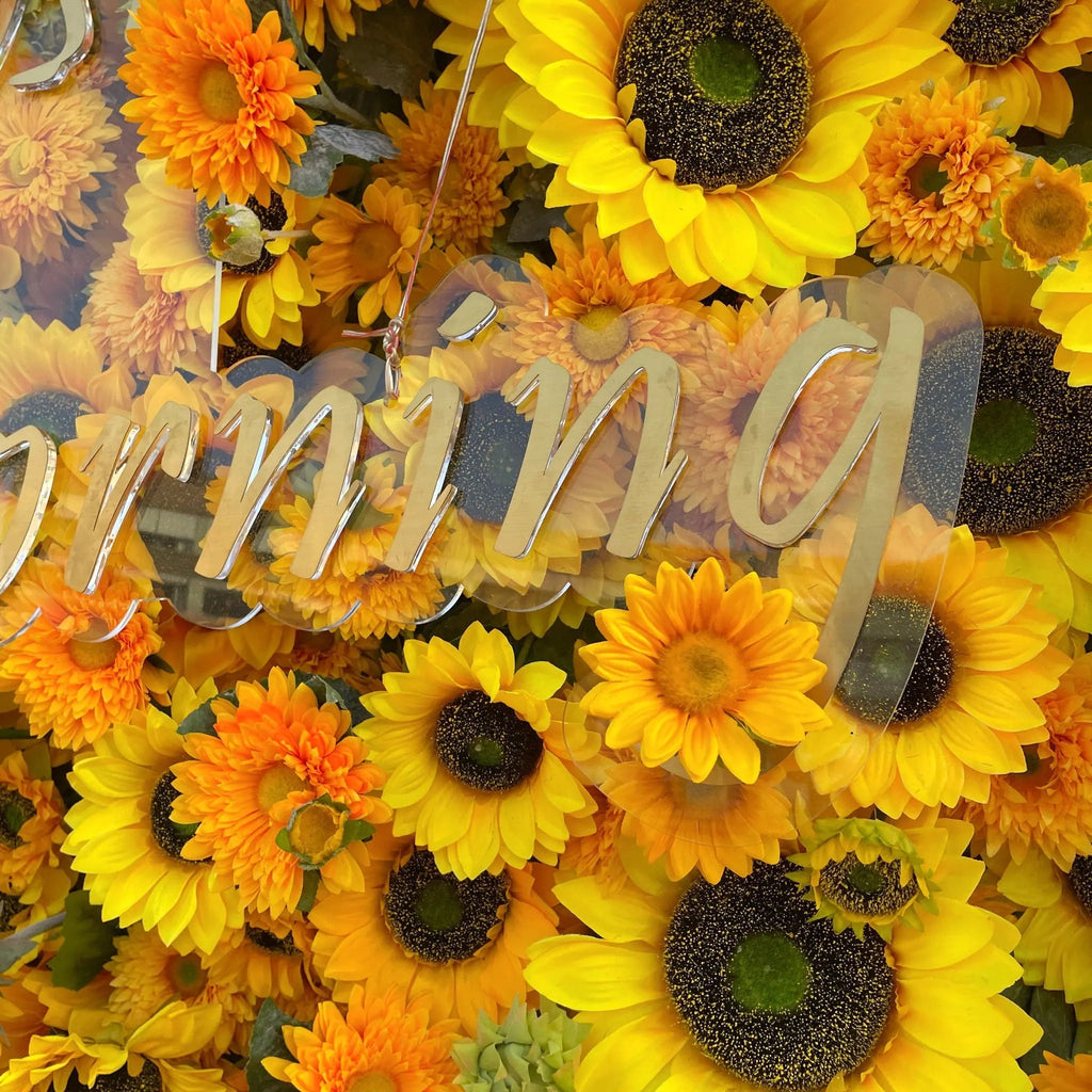 Sunflower | 5D Event-Ready Artificial Floral Wall Backdrop, Roll-Up Fabric | Shipping Included