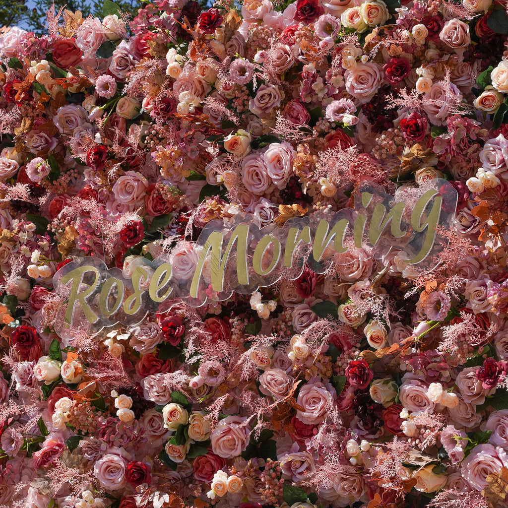 Sweetheart | 5D Event-Ready Artificial Floral Wall Backdrop, Roll-Up Fabric | Shipping Included
