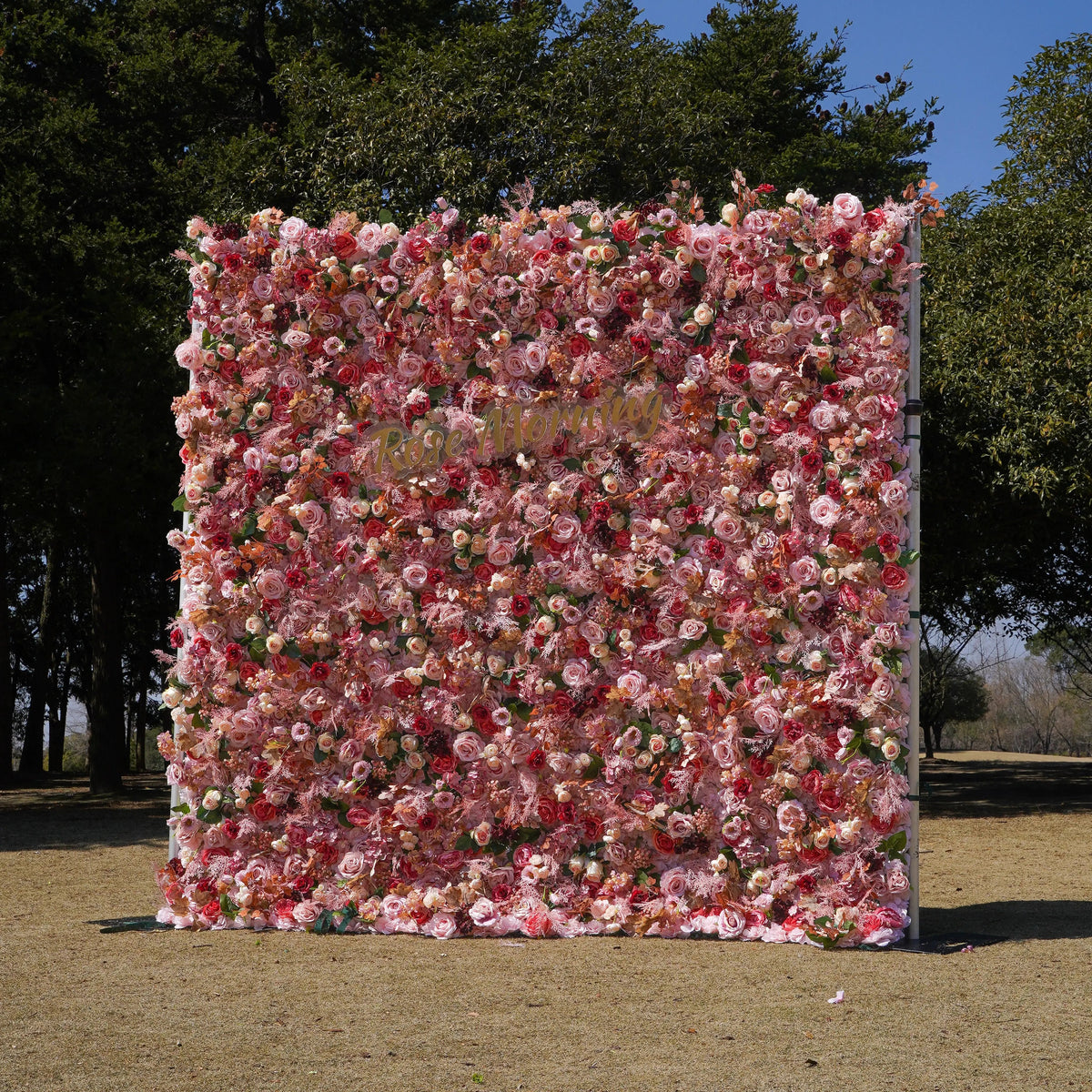 Sweetheart | 5D Event-Ready Artificial Floral Wall Backdrop, Roll-Up Fabric | Shipping Included